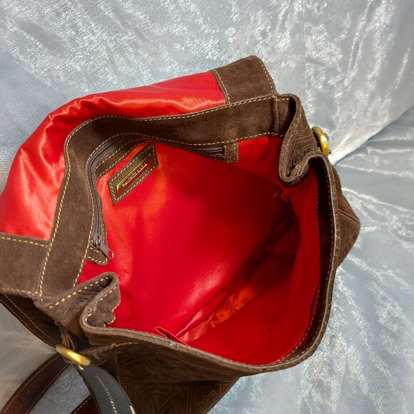 Leather Shoulder Bag by Francesco Biasia of Italy Brand New - Picture 9 of 16